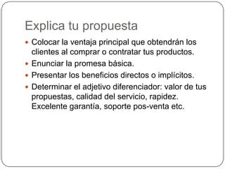 Propuesta Unica De Ventas Ppt