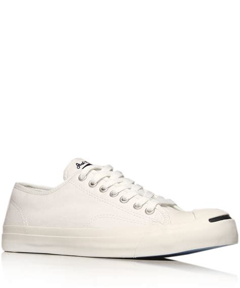 Lyst - Converse Cream Jack Purcell Leather Trainers in Natural for Men