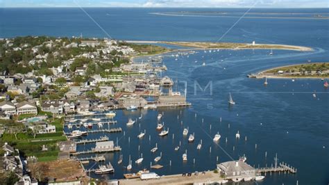 A Small Coastal Town And Piers Edgartown Marthas Vineyard