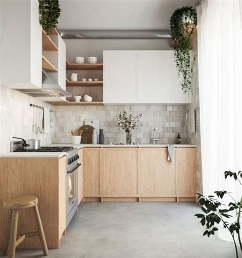 Cocinas en blanco y madera estilo nórdico Decoora