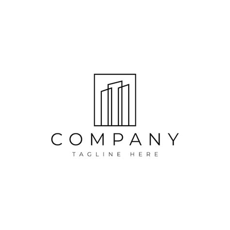 Premium Vector Minimalist Real Estate Logo Design