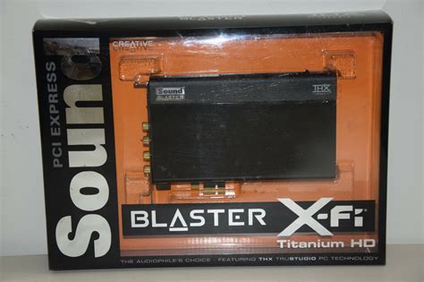 Creative Sound Blaster X Fi Titanium Hd Internal Pc Audio Card W Thx