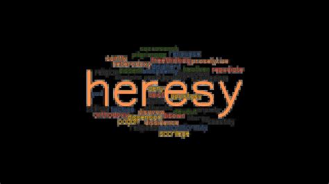 HERESY: Synonyms and Related Words. What is Another Word for HERESY ...