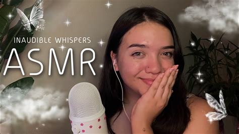 Asmr Inaudible Whispers ☁🌙 Mouth Sounds For Sleep And Relaxation