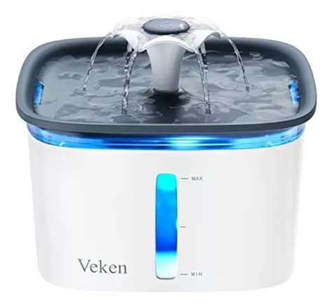 Veken 95oz 2 8l Fuente Para Mascotas Fuente De Agua Automát Meses