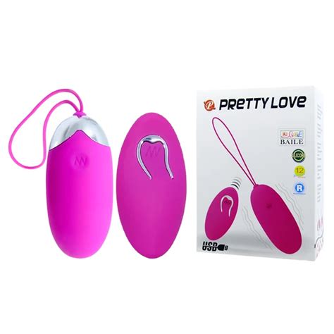 Pretty Love Usb Recharge Bullet Vibrator Wireless Remote Control Huevo Vibrador 12 Mode