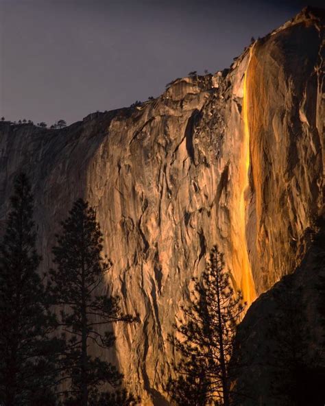 Yosemite Firefall Ignites Horsetail Fall with a Brilliant Illusion