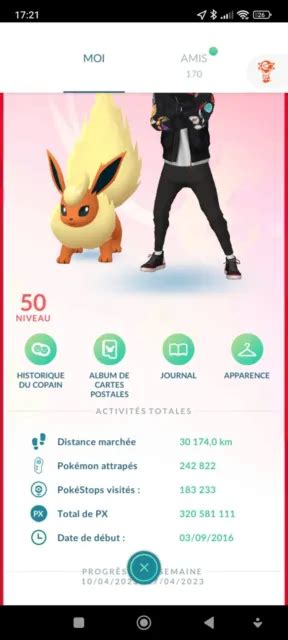 Compte Pok Mon Go Level Avec Shiny Et Eur Picclick Fr