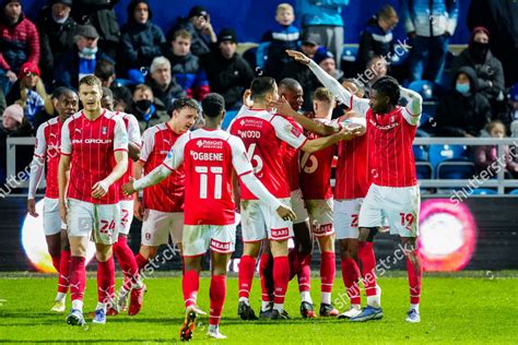 Michael Ihiekwe Rotherham United Celebrates Scoring Editorial Stock