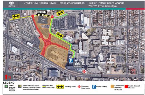 Unm Hospital Map Of Parking Lots