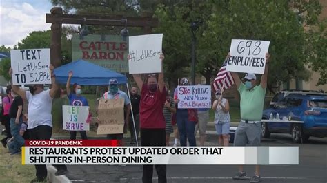 Hundreds Of Restaurants Peacefully Protest To Reopen Indoor Dining