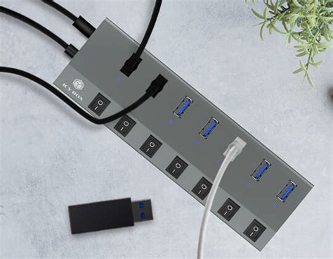 Raidsonic Icy Box Port Usb Hub Ib Hub C Ab