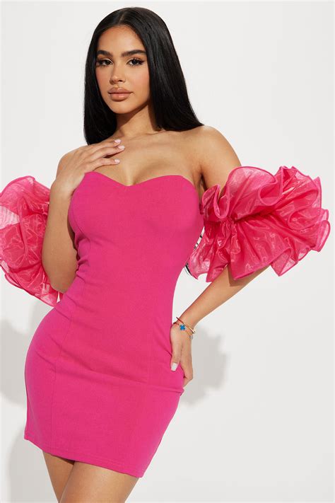 Ellie Mini Dress Pink Fashion Nova Dresses Fashion Nova