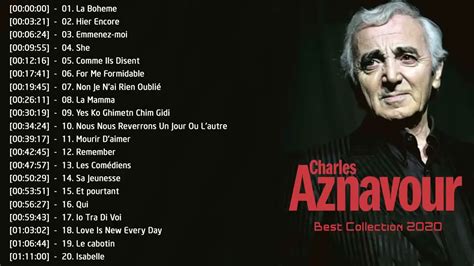 Charles Aznavour Les Plus Belles Chansons Meilleur Chansons De