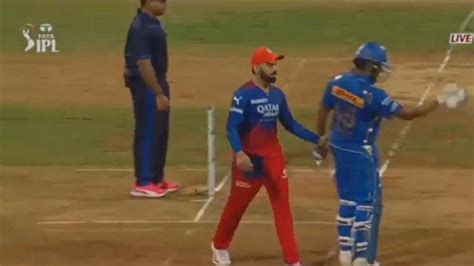 Watch Hi Rohit Virat Kohli Surprises Rohit Sharma With On Field