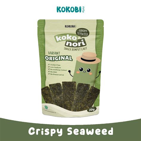 Jual KOKOBI Koko Nori Crispy Seaweed Snack Original Shopee Indonesia