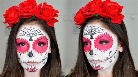 Arriba 58 imagen maquillaje de catrina fácil y bonito para niñas