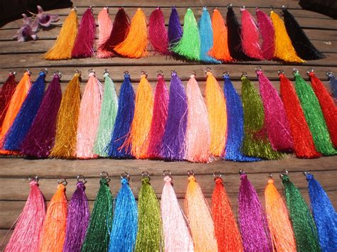 Yarn Tassels 5 X 50 Tassels Assorted Silk By Kulshimumkin On Etsy