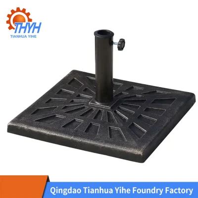 52 66kgs 4 Piece Cantilever Offset Patio Umbrella Base Stand HDPE Water