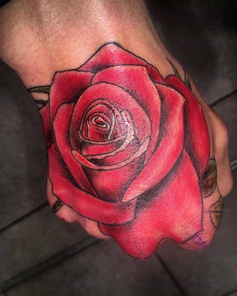 Top 101 Best Rose Hand Tattoo Ideas [2021 Inspiration Guide]