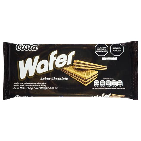 Galleta Costa Wafer De Chocolate 124g 957358