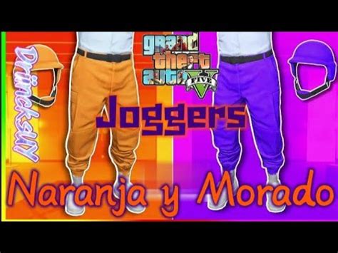 Joggers Morados Y Naranjas Con Casco Muy Muy Facil AFTER PARCH YouTube