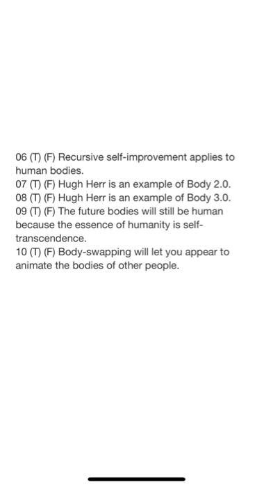 Solved 06 1 F Recursive Self Improvement Applies To