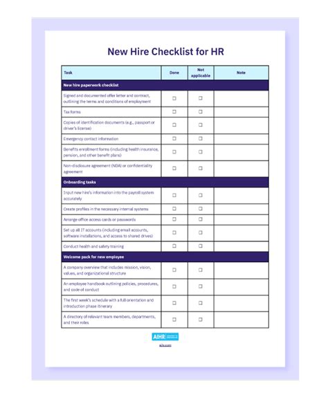 The Ultimate New Hire Checklist Free Template Checklist For New Hires