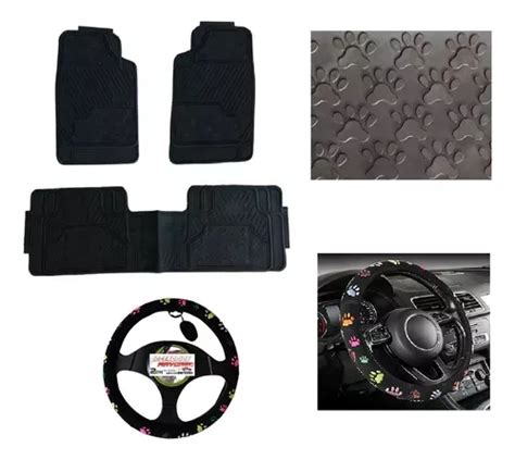 Kit Tapetes Y Cubre Volante De Huellitas Hyundai Creta 2021 Meses Sin