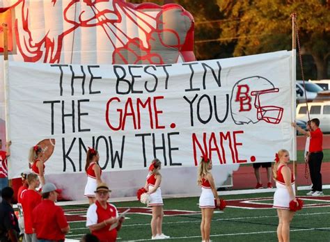 Football run through sign in 2024 | School spirit posters, School ...