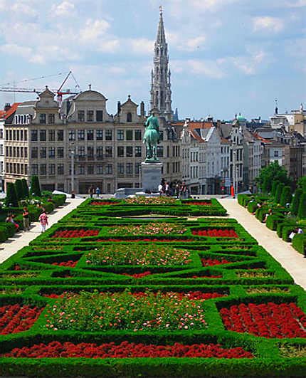 Une Belle Vue De La Ville Région De Bruxelles Capitale Belgique