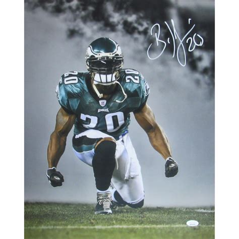 Brian Dawkins Signed Eagles X Photo Jsa Coa Pristine Auction