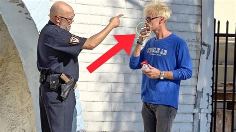 Vanishing Magic Trick On Angry Cop How To Prank The Police Youtube