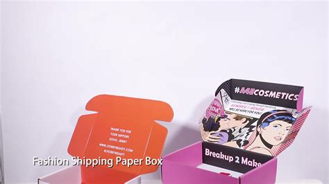 2018 Hot Sale Color Printed Corrugated Carton Box Small White Cardboard