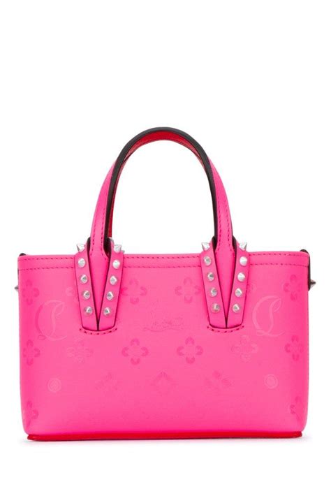 Christian Louboutin Cabata Logo Detailed Tote Bag In Pink Lyst