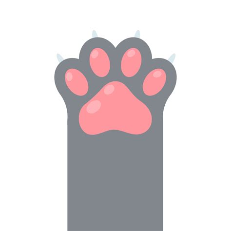 Dog And Cat Paws With Sharp Claws Cute Animal Footprints 14494509 Png