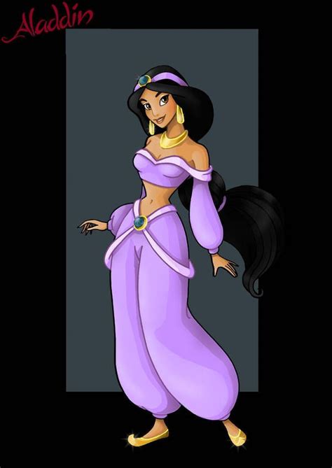 Princess Jasmine Purple Outfit 2 By Nightwing1975 Princess Jasmine