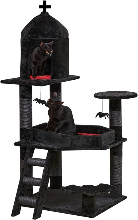 Amazon Yaruomy Rbol G Tico Para Gatos Con Cama De Ata D Torre