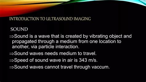 Introduction To Ultrasound Imaging Ultrasongraphy Anand Gurmaita