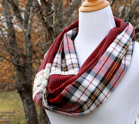 Infinity Scarf Tutorial Plaid Lace U Create