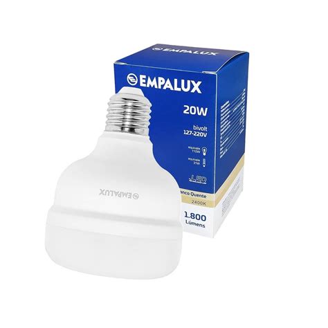 L Mpada Bulbo Led W Bivolt Empalux Branca Ou Amarela E Ma Global