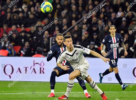 Paris Saintgermains Neymar L Action Against Editorial Stock Photo