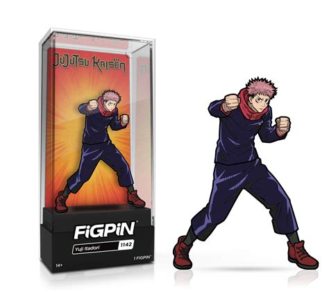 Jujutsu Kaisen Yuji Itadori 1142 Figpin 3 Inch Enamel Pin Three If