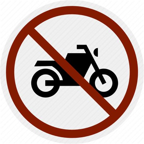 Area Bike Do Not Motorbike Motorcycle No Parking Icon Download