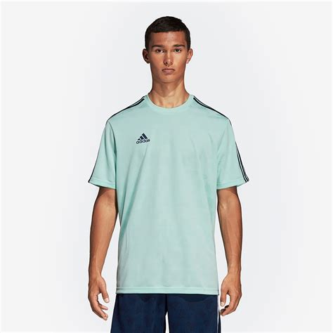 Adidas Tango Jacquard Jersey Clear Mint Mens Clothing Shirts