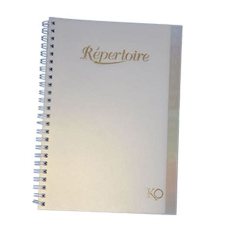 Cahier Répertoire WIRO KO Couverture Plastique 108 Pages