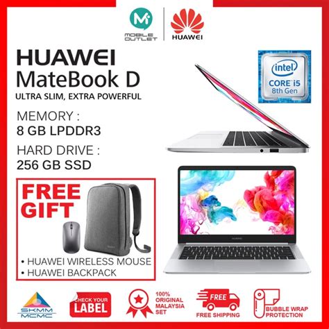 Huawei Mate Book D Original Huawei Msia Shopee Malaysia