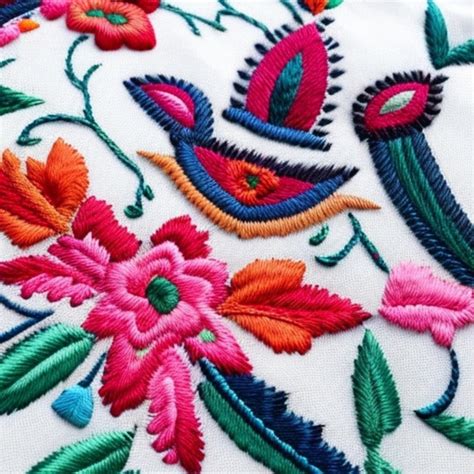 Premium Ai Image Mexican Embroidery