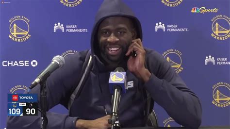 Draymond Green Postgame Interview Golden State Warriors Beat