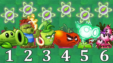 Pvz 2 Challenge 15 Plants Max Level Vs 15 Bucket Head Zombie Level